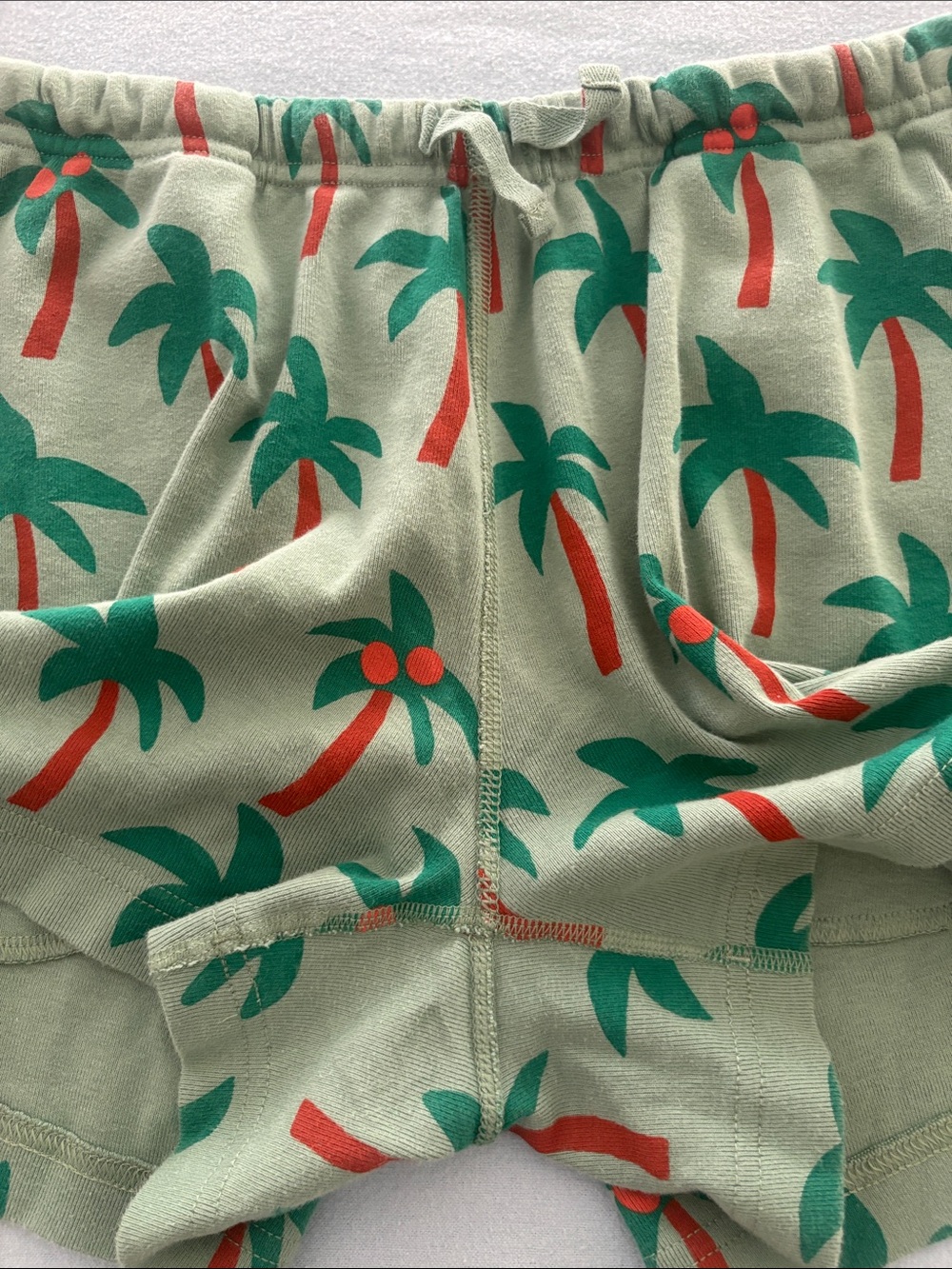 Hanna Andersson 100% Organic Cotton Palm Tree Print Shorts Sz S - Picture 7 of 14